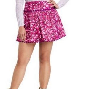 Kika Vargas for Target multi color pink purple miniskirt size 12 new with tags